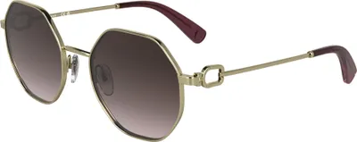 Produktbild von Longchamp LO179S Gold/gradient brown rose 52/20/140 Damen Sonnenbrillen