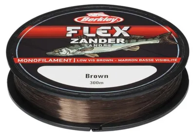 Produktbild von Berkley Flex Zander Brown - 300m Zanderschnur, Durchmesser:0.30mm, Tragkraft:6,8kg