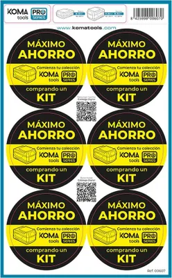 Obrázok produktu pre Nálepka „Maximálna hospodárnosť“ od Koma Tools