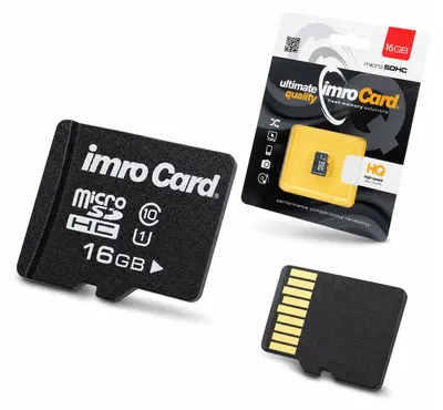 Zdjęcie produktu dla Imro karta pamięci 16GB microSDHC kl. 10 UHS-I
