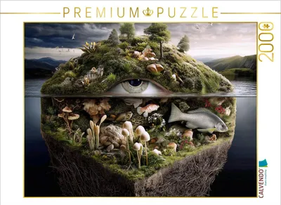 Produktbild von CALVENDO Puzzle Auge der Natur | 2000 Teile Lege-Größe 90x67cm Foto-Puzzle für glückliche Stunden