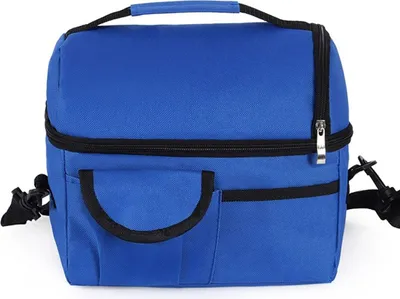 Immagine prodotto di Borsa termica doppia per latte materno e biberon - Borsa per mamme - Sacchetti per conservare il latte, colore: BLU REALE