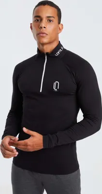 Produktbild von Leif Nelson Rundhals Herren Gym T-Shirt Rundhals LN-8282, Schwarz Weiß / XXL