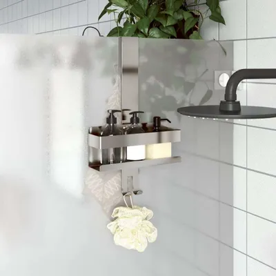 Obrázek produktu pro Sprchový košík Závěsná kartáčovaná nerezová ocel 304