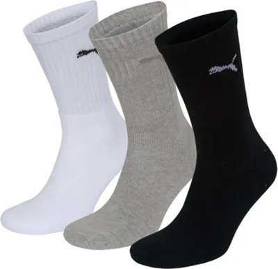 Produktbild von PUMA CREW SOCK CUSHIONED SOLE SPORT 3er Pack Herren Sportsocken