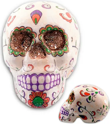 Produktbild von Halloween Dekoration - Totenkopf Tischdekoration Zuckerschädel Tag der Toten