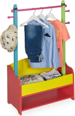 Immagine prodotto di Appendiabiti per bambini con ripiani