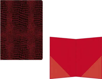 Produktbild von Urkundenmappe DIN A4 / Farbe: schwarz-bordeaux