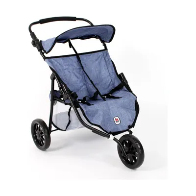 Produktbild von Bayer Chic 697-50 Puppen - Zwillingsjogger Jeans blau