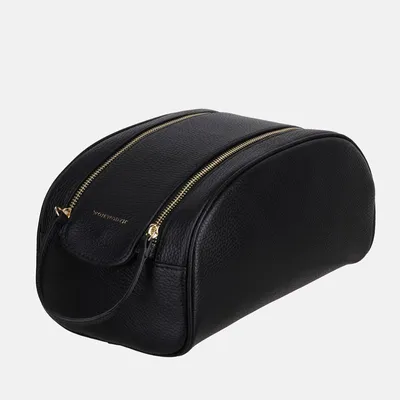 Produktbild von TRAVELLA - Schwarze Reisekosmetiktasche