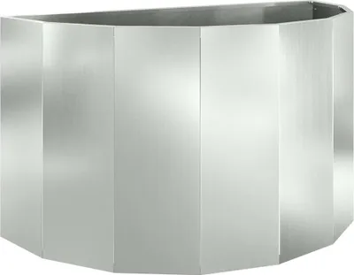 Obrázek produktu pro vidaXL Stříbrný květináč 90 x 45 x 50 cm Pozinkovaná ocel