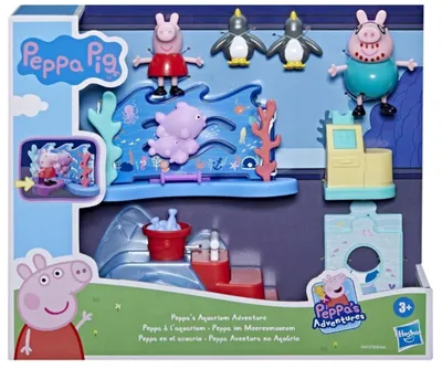 Immagine prodotto di Peppa Pig | Acquario Avventura - 4 figure e accessori | dai 3 anni in su