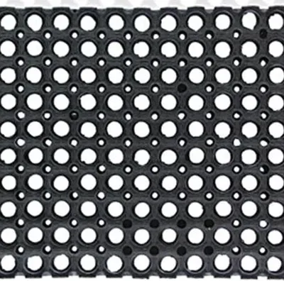 Produktbild von Gummi Ringmatte 40 x 60 cm - Rutschfeste Fußmatte