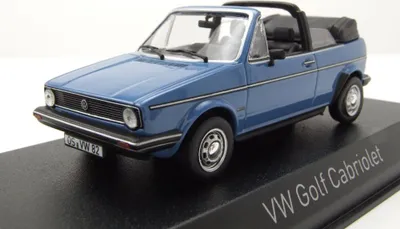 Produktbild von NOREV 1:43 VW Golf Cabriolet 1981 Monaco Blue 840069