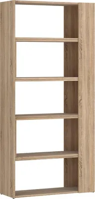 Produktbild von Bücherregal ausziehbar 82-146x35x180 cm Raumteiler Wohnzimmerregal Eiche