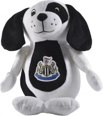 Immagine prodotto di Newcastle United FC - Giocattolo di peluche per cani "Yappy" BS6426 (taglia unica) (bianco/nero)