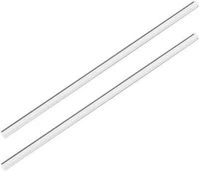 Image de Tiges rondes en acrylique pour décoration murale, 8 mm x 250 mm, blanches