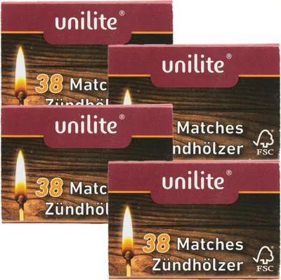 Produktbild von 40x Streichholzschachtel Streichhölzer Zündhölzer Zündholzschachtel Feuer Holz 1520 Hölzer