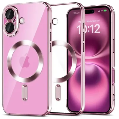 Produktbild von Tech-Protect Magflex Magsafe Iphone 16 Glänzend Rose