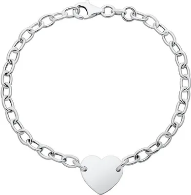 Produktbild von Hochwertiges Armband Silber mit Herzanhänger SB0089