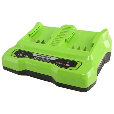Produktbild von Greenworks 24V Doppel-Ladegerät 2A G24X2UC2 (ohne Akku)