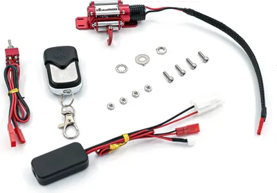 Obrázok produktu pre Navijak na diaľkové ovládanie s diaľkovým ovládačom Náhrada pre 1/10 1/8 TRX-4 Trx4 Axial SCX10 90046 RC4WD D90 KM2 Auto na diaľkové ovládanie