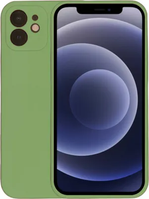 Obrázok produktu pre Puzdro na mobilný telefón pre iPhone 12 silikónové puzdro - Backcover Silicone Case - Green