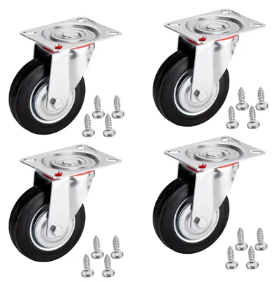 Produktbild von SOTECH Transportrolle RED Ø 100 mm – 4x Lenkrollen (4 Stück)
