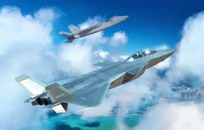 Produktbild von Trumpeter 05864 - 1:48 Chinese J-20S Mighty Dragon - Neu