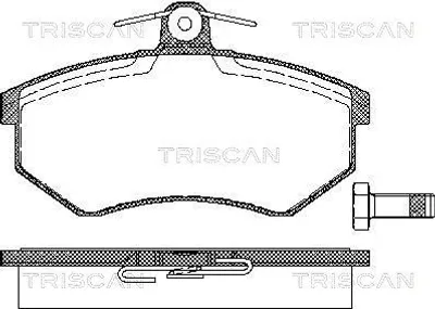 Produktbild von TRISCAN Bremsbeläge Bremsklötze VORNE 8110 29120