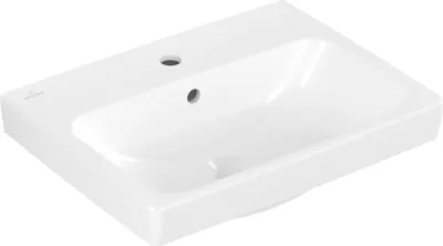 Produktbild von V&B Waschtisch Architectura 55x42cm, 1 Hahnloch, mit Überlauf, weiß