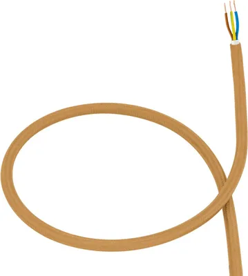 Produktbild von Textilkabel Gold 1 m