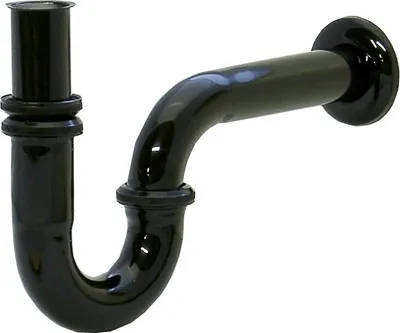 Produktbild von Siphon Sifon für Waschbecken 1 1/4 Zoll Schwarz