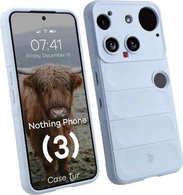 Produktbild von Bizon Case Tur Nichts Telefon (3) hellblau