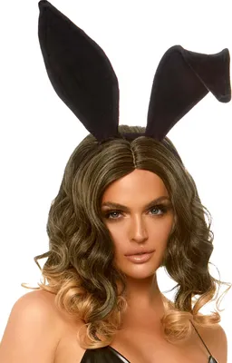 Produktbild von y Hasenohren Karnevals-Accessoire Oster-Accessoire schwarz - Einheitsgröße