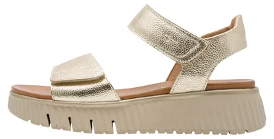Image de Tamaris Comfort Sandalen Plat  Sandalen Plat - Goudkleur - Maat 39