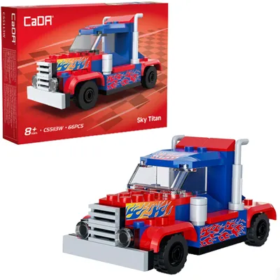 Produktbild von Cada Bauklötze Sky Titan Auto 66 Stück
