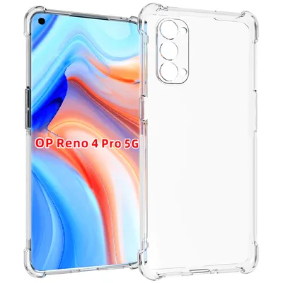 Obrázek produktu pro OPPO Reno 4 Pro 5G Pouzdro, Průhledné Měkké TPU Bumper, Nárazuvzdorné Ochranné Pouzdro pro OPPO Reno 4 Pro 5G
