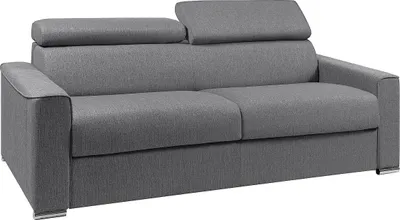 Produktbild von Vente-unique VIZIR, Sofabett, Schlafzimmer, Grau, 4 Sitz(e), Grau, Polyester