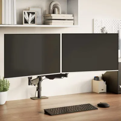 Produktbild von "SALE 2026"Doppel-Monitorarm für Max 27 Zoll Gasfeder 20 kg Promotion580436 - TV Halterungen