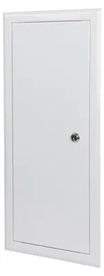 Produktbild von Laco Revisionstür DR-2 Metall Weiß mit Schlüssel 150x300mm