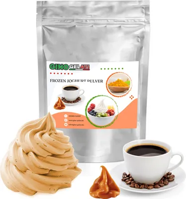 Immagine prodotto di Yogurt gelato al caramello e caffè in polvere 333 g