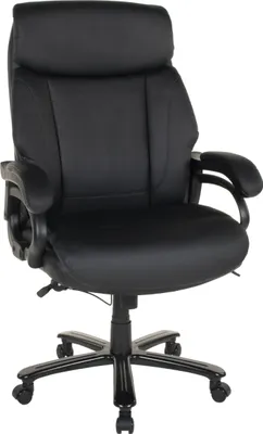 Produktbild von Chefsessel >Ennio< bis 180kg, Taschenfederkern, schwarz - 72x116x72cm (BxHxT)