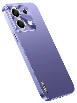 Obrázek produktu pro Pouzdro na mobilní telefon pro Xiaomi Redmi Note 13 Pro / Poco X6 v jemně matném kovovém provedení, fialové