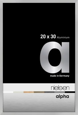 Immagine prodotto di Cornice in alluminio Nielsen Alpha, argento opaco, 20x30 cm