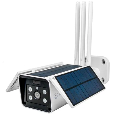 Produktbild von LUVISION WLAN Solar Kamera mit Solarzelle Solarpanel Solarkamera Tuya App Alexa kompatibel