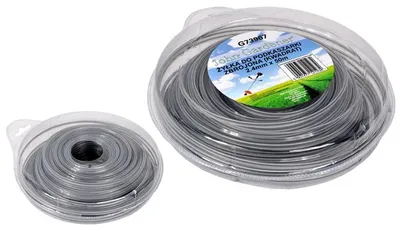 Zdjęcie produktu dla Żyłka do podkaszarki wzmocniona 2,4 mm 15 m kwadrat 04618