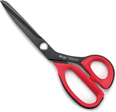 Imagen del producto de Tijeras para tela, con hojas ultraafiladas de acero inoxidable, mangos ergonómicos, color , ideales para coser y manualidades