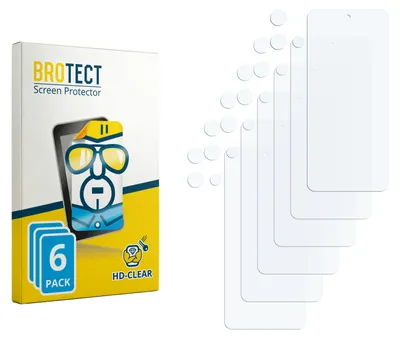 Produktbild von 6x Für Motorola Moto G (2026) (Display+Kamera) Schutzfolie BROTECT Displayschutz Display Schutz Folie Klar Transparent