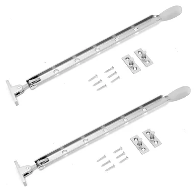 Image de 2 serrures de fenêtre réglables avec vis, pour plus de sécurité